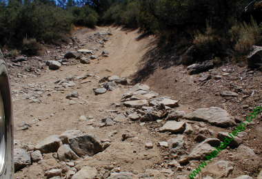 Trail is Dirt & Loose Rocks